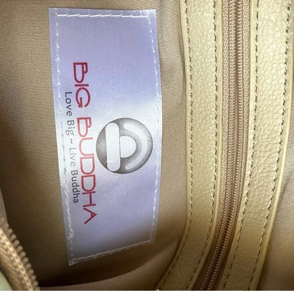 Big Buddha Blue and Tan Hobo Bag NWOT - Picture 12 of 16